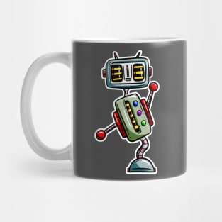 Dancing Cartoon Robot Mug